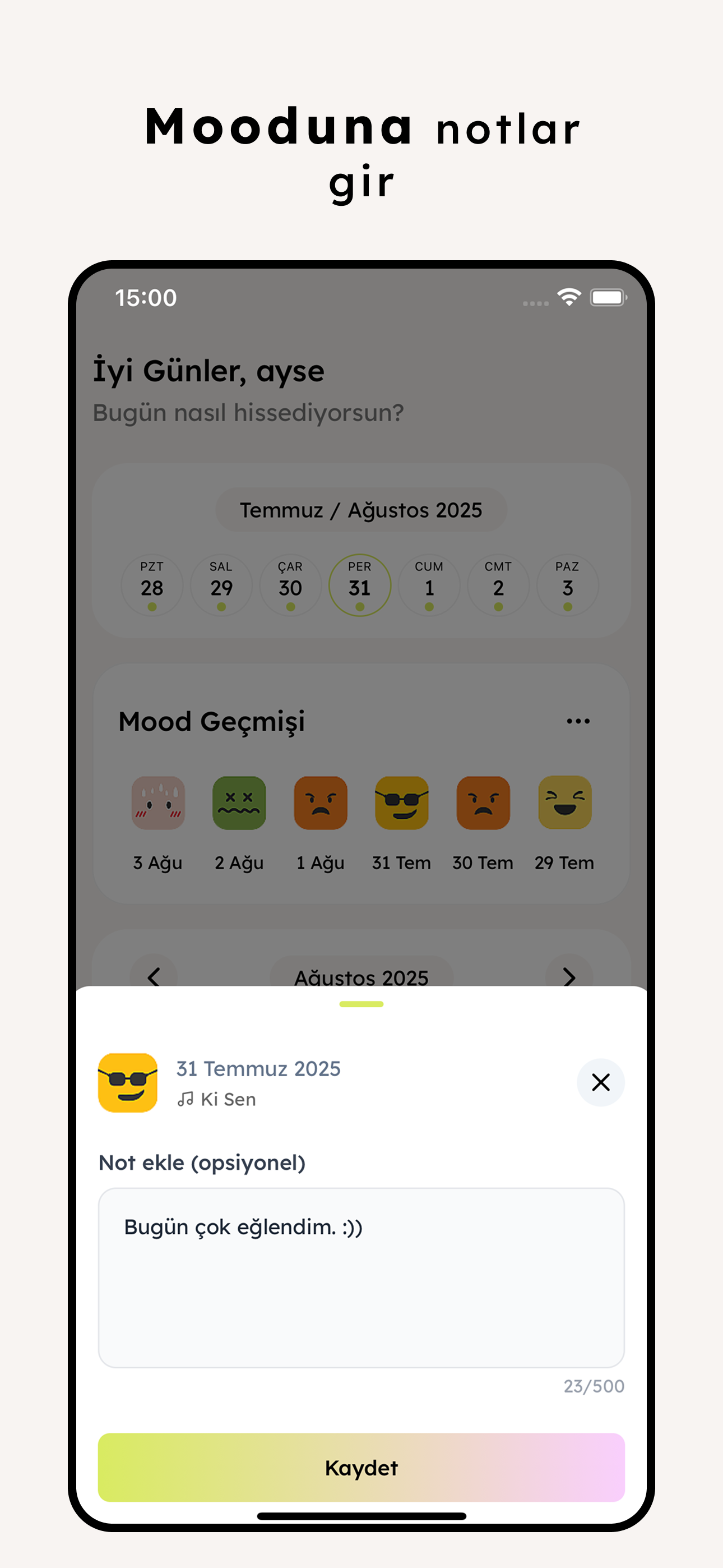 Moodly App Screenshot 8
